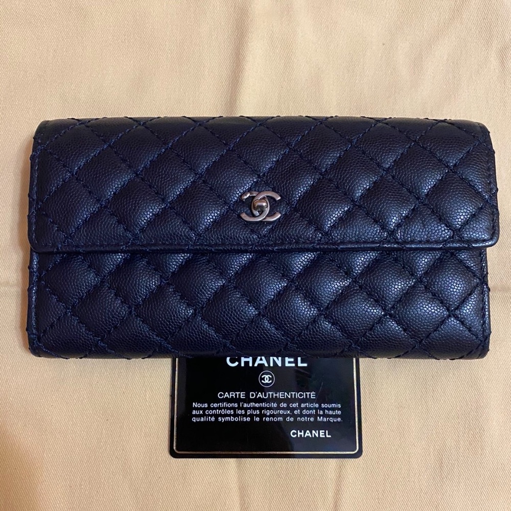 Chanel Wallet Blue